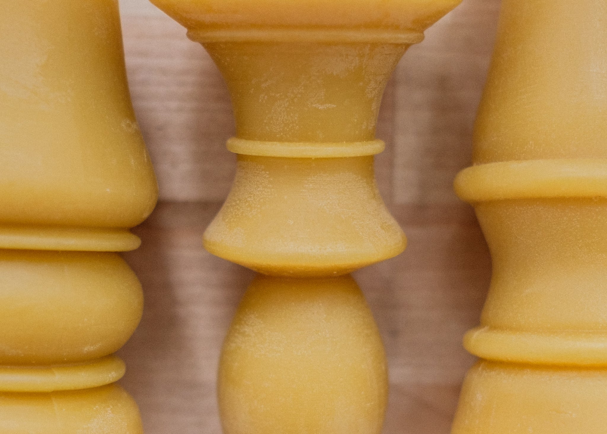 Yellow Beeswax Candles