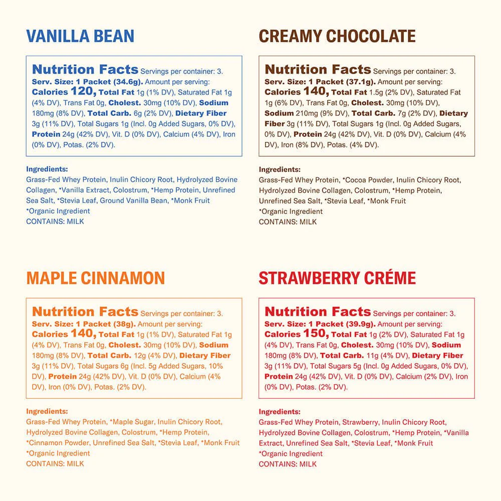 Farmer Protein Powder Variety Pack