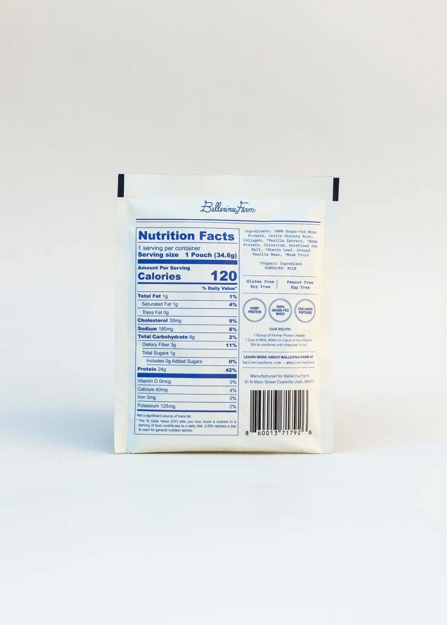 Single Serve Farmer Protein